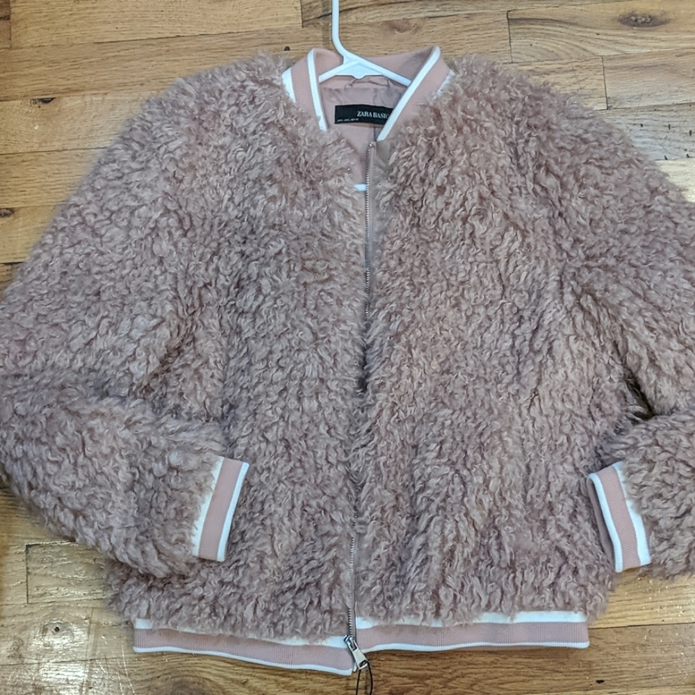 Super cute pink teddy bear jacket!!